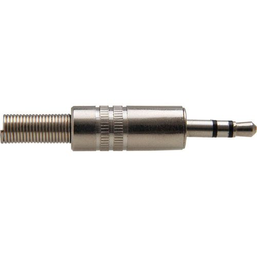Plug P2 Estéreo De Metal Com Mola Pgpd0004 Níquel Storm - Pct / 50