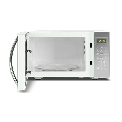 Micro-ondas Philco PMO28E Espelhado, Múltiplas Funções, 1100W, Prata/Branco - 25 litros