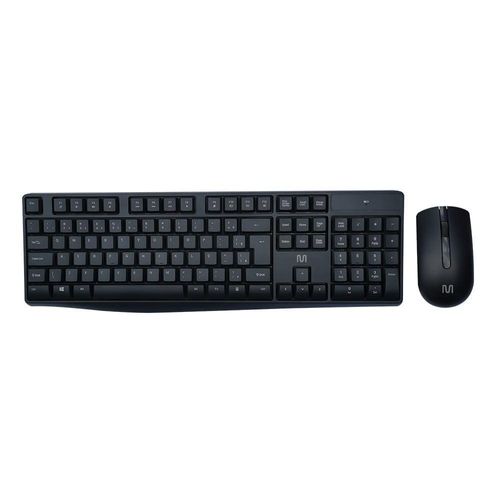 Kit Combo Teclado E Mouse Sem Fio Slim Multi Conexão Usb -