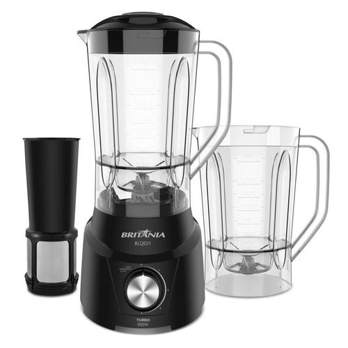 Liquidificador Britânia BLQE01 2 Copos 2,6L 900W 110V