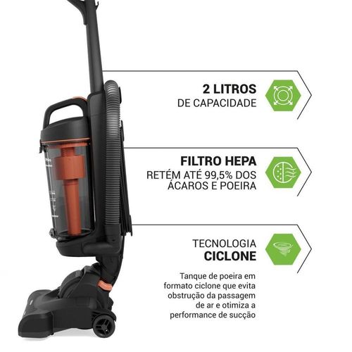 Aspirador De Pó Vertical Philco 2000W 2L PASE30 220V