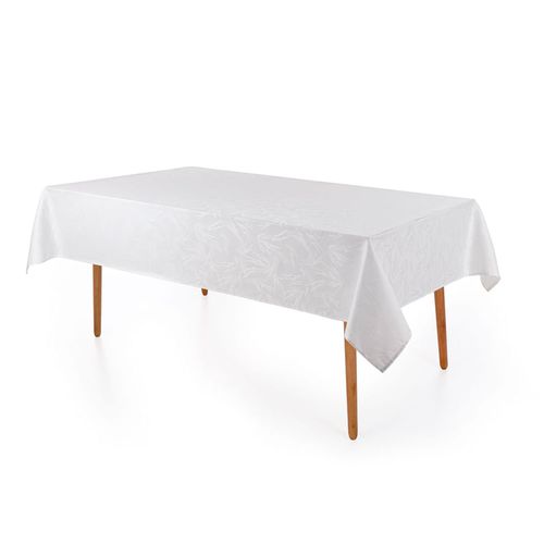 Toalha de Mesa Retangular Karsten 6 Lugares Sempre Limpa Urban Branco