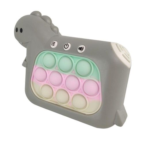 Pop It Mini Game Interativo Dinossauro Som Luzes Anti Sensorial Fidget Crianla Toy Portatil Divertido