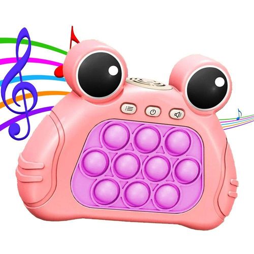 Pop It Mini Game Fidget Som Interativo 4 Modos Anti Sensorial Relaxante Criança Toys Divertido Sapinho