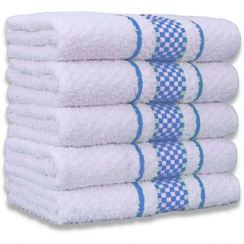 Kit 5 Pano De Prato Super Luxo Atoalhado Premium Gourmet Beka - Azul Claro Azul Claro