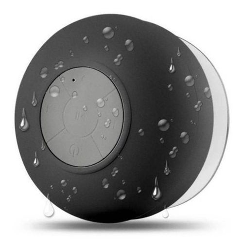 Caixinha Som Bluetooth A Prova D&#039agua Atende Chamadas Celular PRETA