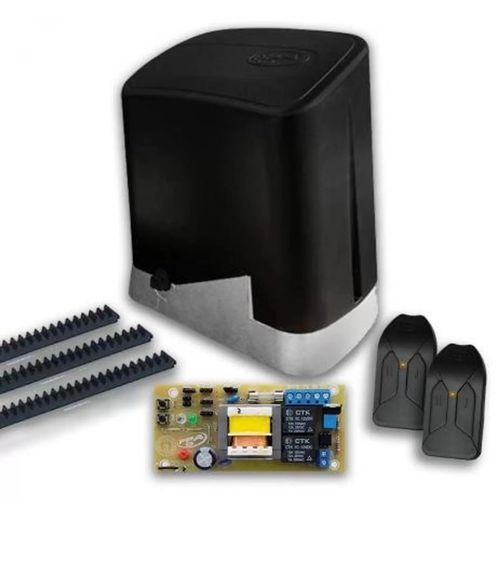 Kit Motor Portão Eletrônico Deslizante Dz Home 300 220V Ppa