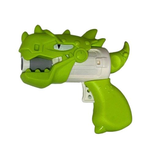Brinquedo Lançador De Do Tipo Nerf Tubarão Dinossauro Com 3 verde