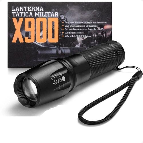 Lanterna Led X900 Ultra Potente Recarregável Manual