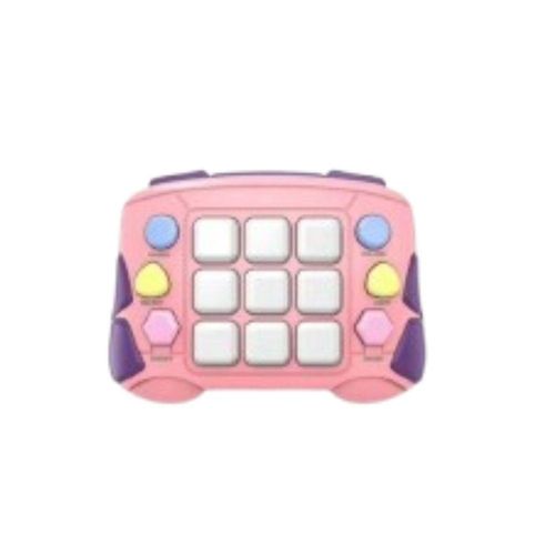 Pop It Speed Push Eletrônico Game Console Crianças Brinquedos Adulto Fidget Alívio Do Interativos rosa