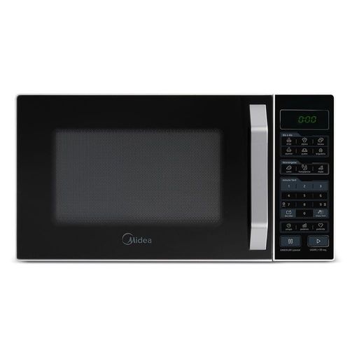 Micro-ondas 27 Litros Branco Porta Preta Smartplate Midea MXSA27P2 220V