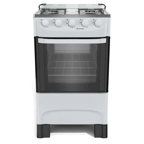 Fogão Mueller 4 Bocas Branco MFI4BA Bivolt