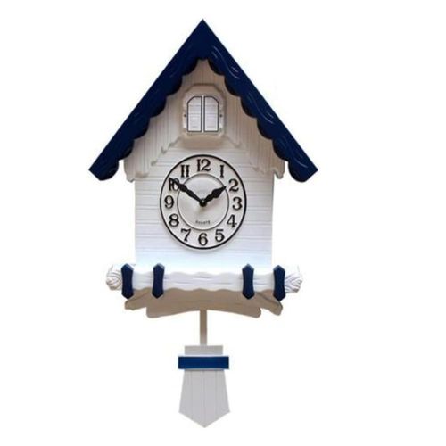 Relogio Cuco De Parede 3d Pendulo Musical Estilo Madeira Alemao Vintage Decorativo Escritorio Sala Passaro