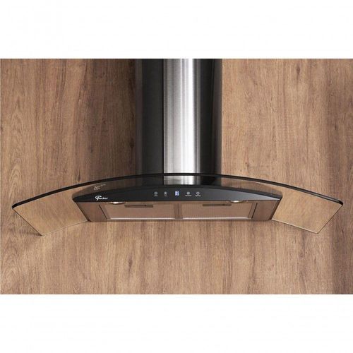 Coifa De Parede Fischer Talent Touch 90cm Vidro Digital 16740
