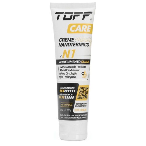 Toff Care Creme Nanotermico N1 Aquecimento Suave