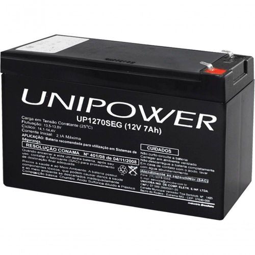 Bateria 12v 7,0 Ah(up1270seg)f187