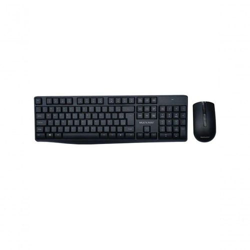 Combo Teclado E Mouse Multilaser Slim Usb 1600dpi Com...