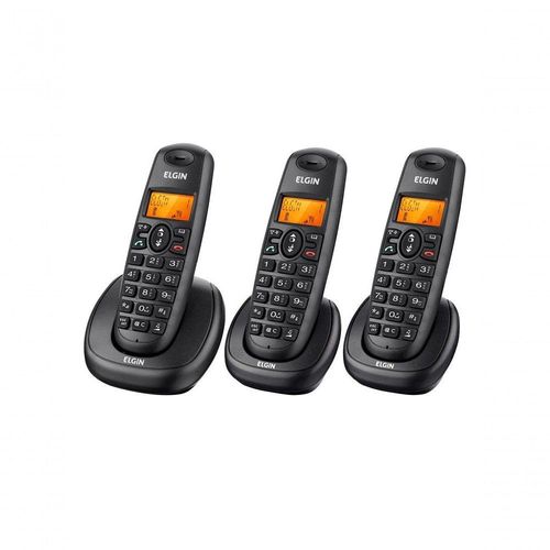 Telefone Sem Fio Elgin Tsf-8003 Com 2 Ramais