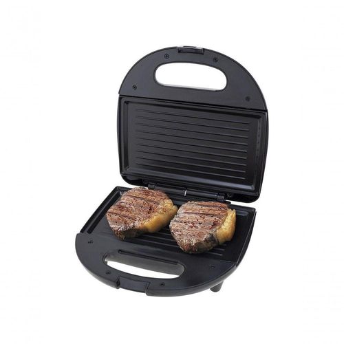 Sanduicheira E Grill Britania Crome Inox Preta 127v