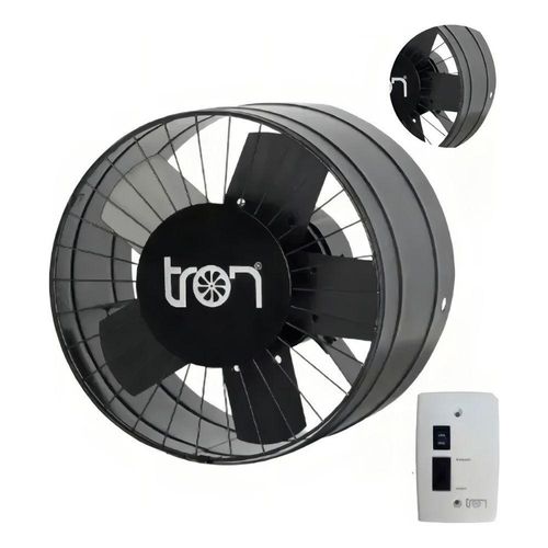 Ventilador/exaustor Bivolt Axial Industrial Grafite 300mm