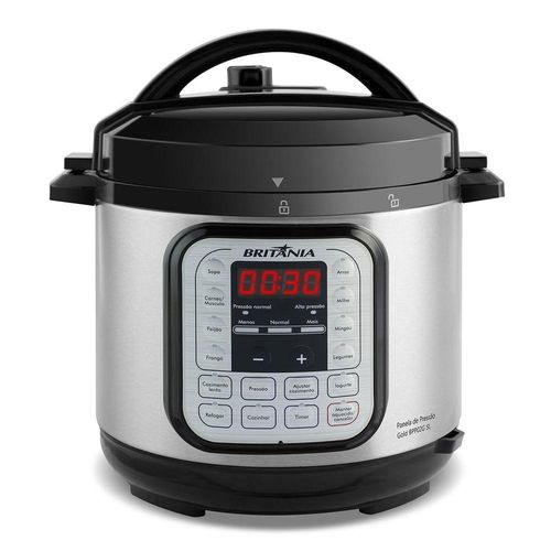 Panela De Pressão Britânia BPP02G Gold 5L 900W 220V