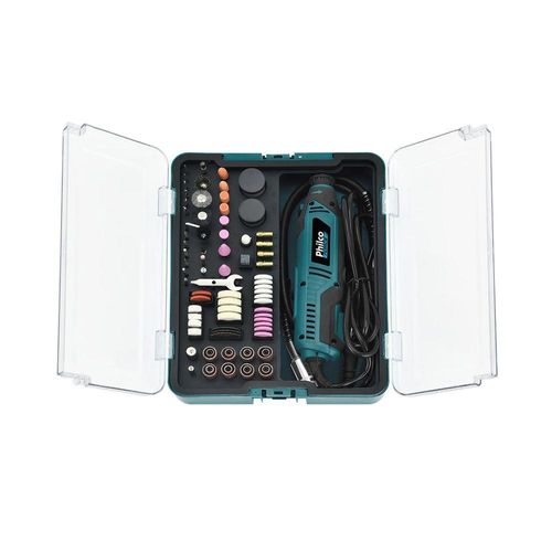 Micro Retifica Philco PRT180 120 Acessórios + Eixo Flexível 110V