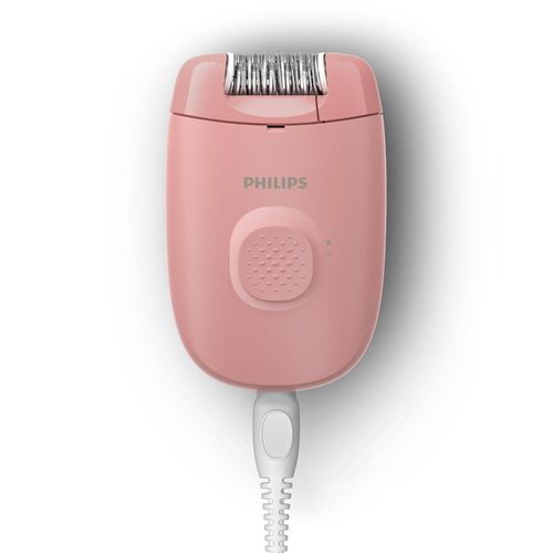 Depilador Philips Satinelle BRE229/00 Cabeça Lavável 2 Velocidades Capa Massageadora Banco e Rosa Bivolt