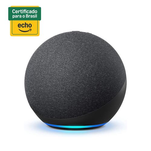 Smart Speaker Amazon Echo 4ª Geração com Hub de Casa Inteligente e Alexa – Preto