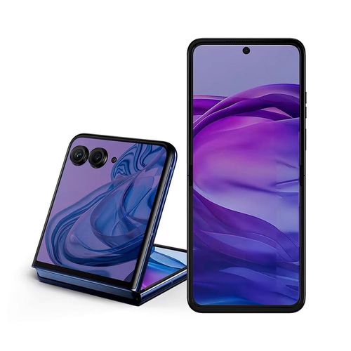 Smartphone Motorola Razr 50 Ultra Navy Blue 512GB, 12GB RAM + 12GB RAM Boost, Tela Dobrável 6,9 pOLED e Externa 4, Moto AI Câmera e IPX8