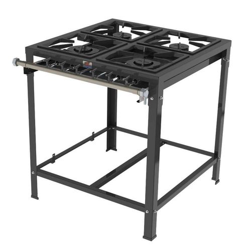 Fogão Industrial 4 Bocas 2 Queimadores Duplo Pmsd-42 G2 - Progás