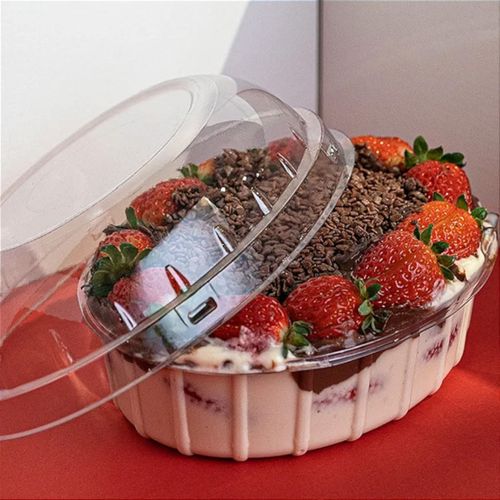 Embalagem Mini Colomba G34P Transparente 150un 16,5x12x8cm Galvanotek