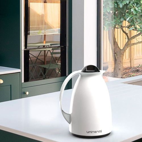 Garrafa Térmica Branca 650ml com Alça e Tampa Livre de BPA