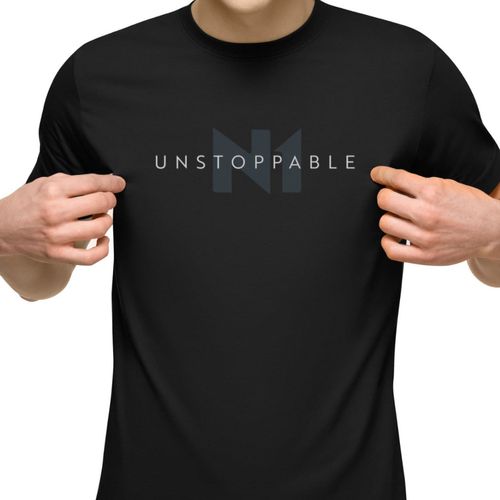 Camiseta N1 Unstoppable 100% Algodão Pima Preto