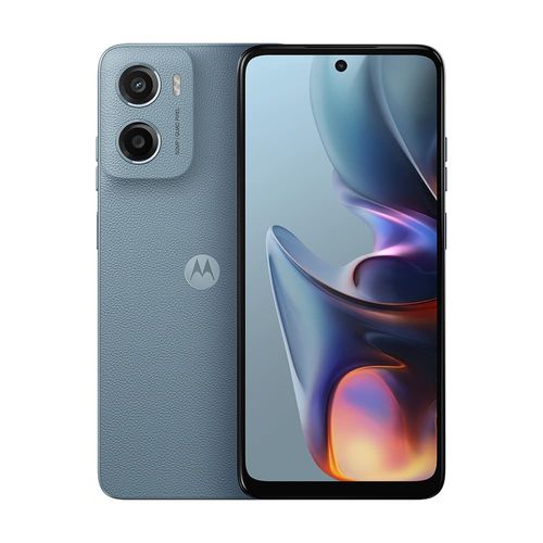 "Smartphone Motorola Moto g05 Cinza Vegan Leather 128GB 4GB RAM + 8GB Ram Boost e Camera 50MP com AI Bateria de 5200 mAh Tela 6.7"" e Superbrilho"