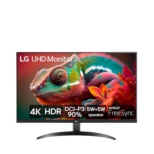 Monitor LG 32`` 32UR500-B Ultra UHD 4K, AMD Free Sync, MaxxAudio, Dynamic Action Sync, Black Stabilizer, HDR10 e HDMI - Preto