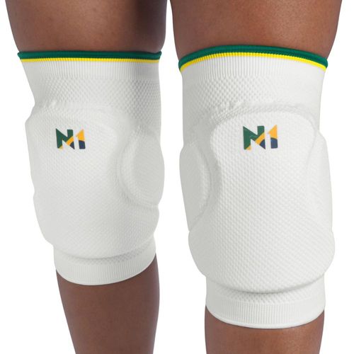 Joelheira Vôlei Profissional Knit 3d Spry N1 Sport VOLEI BRASIL Par Branca