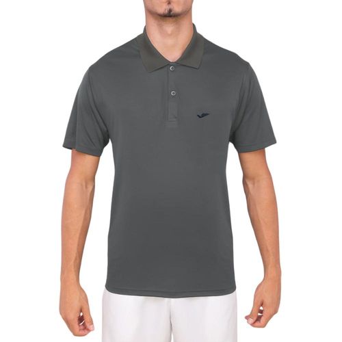 Camisa Polo Elite Cinza e Marinho