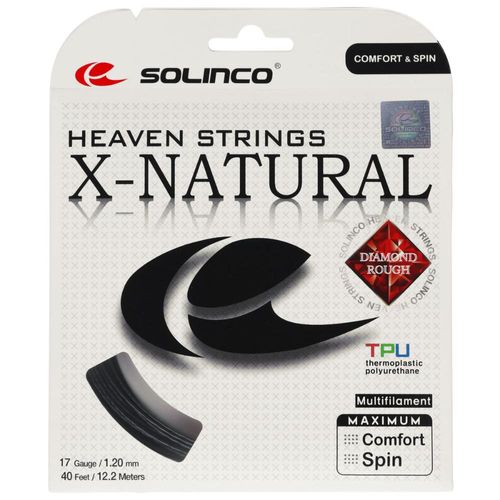 Corda Solinco X-Natural 17L 1.20 Preta - Set Individual