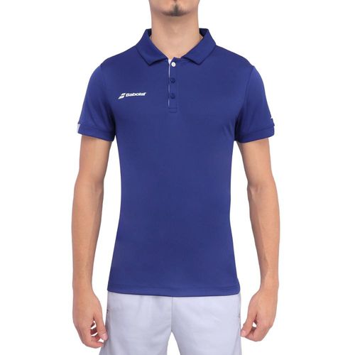 Camiseta Babolat Polo Play Azul e Branca