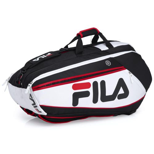 Raqueteira Fila Vincitori Preto Branco e Vermelho