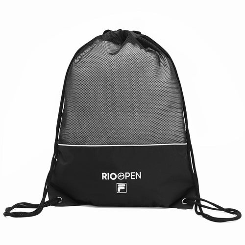 Sacola Fila Gym Sack Sport Style Rio Open Preta