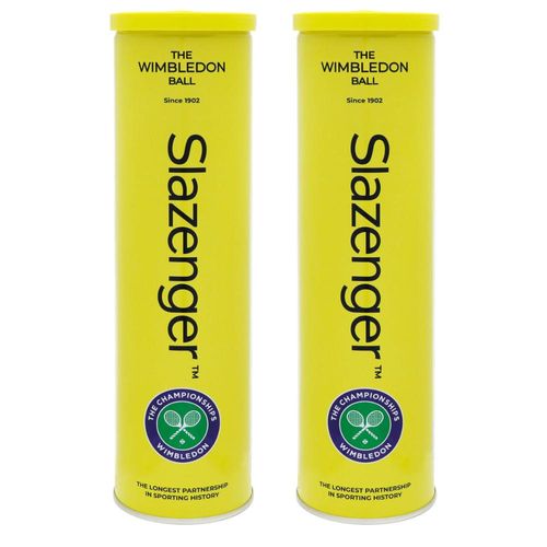 Bola de Tênis Slazenger Wimbledon All Court com 2 Tubos