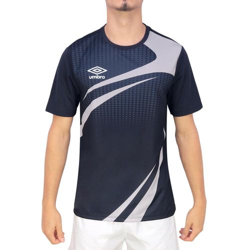 Camiseta Umbro Match Marinho E Cinza