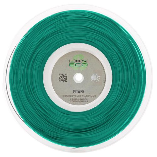 Corda Luxilon Eco Power 17L 1.25mm Verde - Rolo com 200 Metros