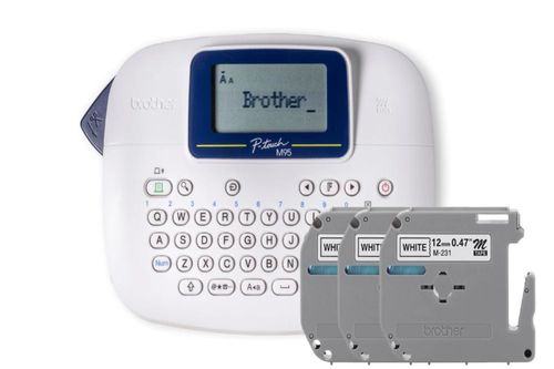 Kit Rotulador Brother PT-M95WT + 3 Fitas M231