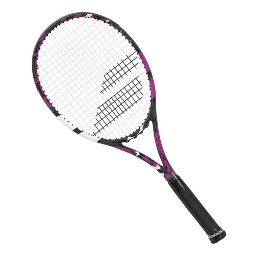 Raquete De Tênis Babolat Boost Aero Rosa Pink e Cinza Chumbo