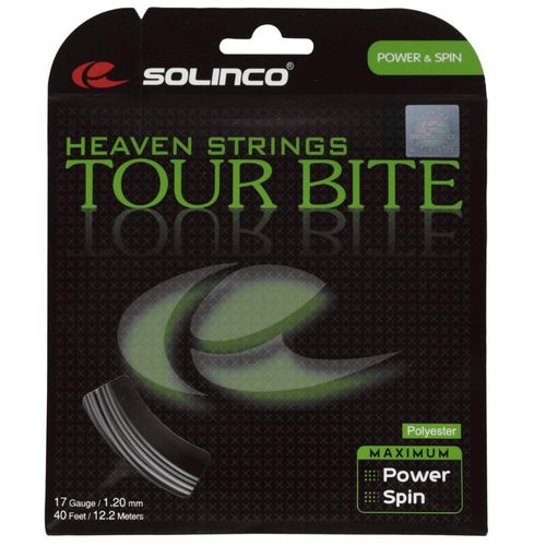 Corda Solinco Tour Bite 17L 1.20mm Prata - Set Individual