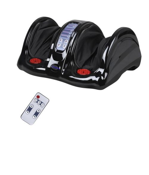 Máquina de Massagem de Pés Shiatsu com Controle Remoto, Amassando e Rolando Massageadores de Casa para Pés, Tornozelo