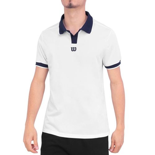 Camisa Polo Wilson Tour Pique Branca