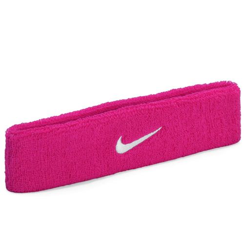 Testeira Nike Swoosh Rosa e Branco